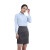 中神盾Z-6女式长袖衬衫150-155/S (100-499件价格)蓝色超细斜