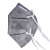 仁聚益KN95活性炭口罩 带呼吸阀 防飞沫粉尘防颗粒物 耳戴式9001V(30只装)