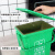 手提垃圾分类垃圾桶大号过滤网商用厨房专用厨余带盖拉圾筒20 10L手提绿色