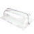COKRSUPE透明保鲜长方形托盘盖子罩塑料盖 单只密封翻盖 53*33长宽单开