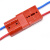 电动叉车蓄电池充电插头电瓶连接器50a175a350a电源插件器 红色120A(2只端子一个胶壳)