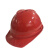 abs安全帽透气工地防砸加厚建筑工程高强度领导国标监理施工电力 加厚PE材质-红色