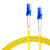 山泽(SAMZHE) 光纤跳线 电信级LC-LC单模单芯 低烟无卤9/125环保入户光纤线 收发器尾纤 1米G0-LCLC01