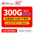 中国电信 5G无限上网小时卡包月包时无限量上网卡纯流量卡不限量不限速手机移动WiFi热点 联通5g卡-每天300g流量不限速（单月卡）