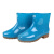 回力 女款低筒雨靴553防滑牛筋底工作水鞋 低筒蓝色 40码