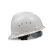 惠利得安全帽ABS工地头盔安全帽透气建筑工程施工电工领导印字 加厚透气V型白色