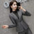 慕淘 职业装女套装新款时尚气质名媛灰色高端西装女总裁西服正装工作服 单件灰色外套 L