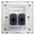 罗格朗 LEGRAND 开关插座面板 简悦系列 二位PC 插 陶瓷白F6R/C01/2(定制)