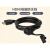 HDMI航空插头 HDMI防水公母延长线0.5/1米前面板接口 塑胶螺母 LH20-CA-HD-013(1米) A94