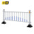 道路护栏市政隔离栏安全防护活动栏杆锌钢围栏篱笆栅栏进阶加厚款 加厚高度12米*308米宽/套