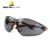 代尔塔（Deltaplus）101120防护眼镜 防风沙防刮擦防冲击骑行护目镜定做黑色太阳镜 （5付装）