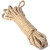 铸固 麻绳 黄麻绳子手工黄麻隔断盆景包装捆扎绳子麻绳 6mm粗/50米长
