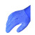 久臻 ZSH55 耐油防滑手套 乳胶PVC浸塑工业橡胶手套 蓝色带绒保温型1双 