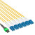 海乐(HAILE)单模万兆MPO-LC 12芯 OS2 40G转10G模块用跳纤 10米 MPO-S12-LC-10M