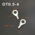 OT6-10冷压端子线耳鼻接线端子O型圆形铜鼻子连接器端子鼻 OT4-5(1000/包)