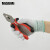 米思米（MISUMI）防静电手套（10双装）防滑耐磨贴手碳纤维防护手套无尘车间劳保透气手套 L/灰色 320066