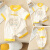 南极人（Nanjiren）童装婴儿连体衣夏季薄款新生儿纯棉衣服男女宝宝满月百天周岁礼服 黄色 90码建议80-90cm1岁半-2岁