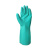 安思尔 37-873工业耐酸碱丁腈橡胶手套 绿色 M码 1双