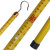 伸缩测高杆电力绝缘测高杆测量杆测高杆6-18米 加强款-黄色 18米