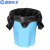 蓝鲸环卫 【80*95cm50个】企业手提式垃圾袋加厚黑色背心带提手特厚塑料小号大号LJHW-9036
