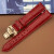 聚优蓝天梭1853杜鲁尔系列T099原装手表带女 T099207A原厂牛皮表带16MM 红色无扣 16mm
