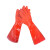 春蕾969-40保暖手套 2付 红色L码 40cm加长加绒防水手套 PU绒里防寒手套