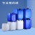 樵牧人 工业堆码桶 化工塑料桶 废液桶 25L蓝色A款【加厚耐酸碱】 