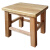 益美得 DMQ0239 小木凳实木方凳客厅矮凳茶几凳子原木小板凳 方凳20CM高
