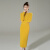 韩语琳空间韩语琳秋季新款套装女2023新款高级感时尚针织短上衣半身裙两件套 黄色 均码