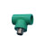 米朗管业 ppr水管配件 管材管件 绿色环保管件 外牙三通20*1/2 绿色 10个起售