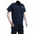 雨林军 夏季薄款工作服套装 劳保服 藏蓝色棉半袖2兜套装 单位：套 170（100-120斤） 