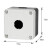 德力西LAY5s-HZ 按钮盒1孔 2孔 3孔 急停防水按钮开关盒 1孔白面盖(按钮盒)