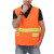 铁路反光马甲施工环卫防护安全服马甲工程局反光背心可印字 橘色125马甲 XL