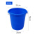 Cleapon 水桶 圆形收纳桶大容量水桶发酵桶酒店厨房工业环卫物业垃圾桶 45L 蓝色带盖 CL1004