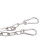 上陶鲸晾衣绳 不锈钢晾衣绳3mm粗防锈铁链链条 2m长+2个弹簧扣 单位：套