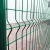 铁朝代 桃型柱护栏网别墅小区围墙护栏工厂隔离围栏高速公路防护网隔离网 2米高*2米宽单开门（对开门拍2件）	