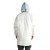 朗固 LANGGU 0820-9999一次性防护雨衣户外带帽加厚 白色 S