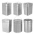 户外垃圾桶内桶分类镀锌板不锈钢内胆铝塑玻璃钢铁皮桶 20*20*41