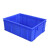 兴安迈 周转箱塑料长方形加厚蓝色储物箱 4号405*305*150mm
