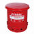 西斯贝尔（SYSBEL）WA8109700 红色防火垃圾桶 CE认证防爆桶油渍废弃物收集桶 21加仑