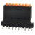 2.54mm贴片回流焊免螺丝插拔式PCB接线端子KF2024/A/R/V/FMC0.5ST 3P 单层插头