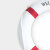 百舟（BAIZHOU）JXB003 实心泡沫救生圈 地中海风格装饰圈泡沫浮圈 大号72cm蓝白
