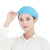 迈恻亦纺织女工工作帽子一次性网帽工厂厂防尘透气车间卫生 直筒帽白色
