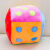 维诺亚创意大骰子筛子甩子毛绒布艺玩具抱枕靠垫儿童教学玩具礼品 数字款 小号:13厘米