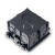 德力西（DELIXI）86/118/120型墙壁开关插座暗装盒暗盒 接线盒 布线安装底盒 86型明盒