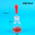 适用于试剂瓶滴管滴瓶头棕色白色玻璃滴管化学实验室移液吸管附乳 白色滴瓶30ml(整套)