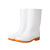 苏识 雨鞋男士水鞋雨靴防滑防水水靴 中筒单层 (单位：双) 37 白色