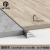 MTYG金属304不锈钢收边条瓷砖木地板接缝压条极窄收口条过门石包边条 [哑银灰] 不锈钢029适厚10-12mm 2.4m
