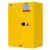 柜隆高 防爆柜化学品安全柜存放柜工业药品双锁实验室易燃易爆危险物品锂电池酒精汽油桶储存柜 90加仑黄色