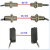欧华远  M4m5m6超小型红外线激光传感器 对射式 可见光点光电开关npn三线16 激光对射；PNP常开；m18对射50米